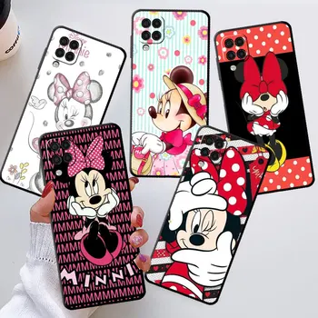 Minnie Mouse Disney Case For Samsung Galaxy Note 20 Ultra Plus 10 A50 A70 A30 A20e A10e A20 A40 A52 A12 A51 A21s TPU Tālruņa Vāciņu