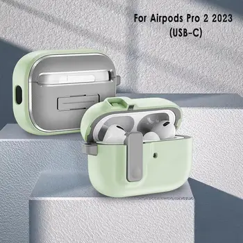 Slēdzis Drošs Bloķēšanas Gadījumā AirPods Pro 3 2 1 Pro2 Vāku Soft TPU Austiņas Apvalka Airpods Pro 2 2 USB C gaisa pākstis pro2 Būtiska