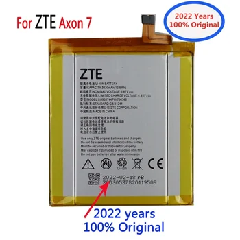 LI3931T44P8h756346 100% Oriģinālās Rezerves Akumulatoru ZTE Axon 7 A2017 7S A2018 Grand X4 Z956 Z957 3320mAh Akumulatora Bateria