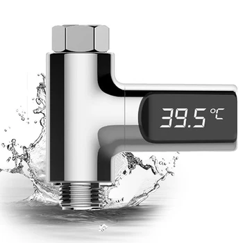 Digitālā Dušas Jaucējkrāns LED Displejs Termometrs Pieskarieties džakuzi ar Ūdens Temperatūras Uzraudzīt Sadzīves Vannas Jaucējkrāns Termometri