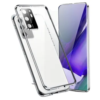Magnētiskā Double-sided Rūdīts Stikls Tālruni Gadījumā, Samsung, ŅEMIET vērā, 20 Ultra Atbalsta bezvadu uzlādes All Inclusive šūnu gadījumā